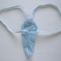K335B HOT SEXY MEN POCKET POUCH SHEER COOL SLEEVE Lt.Blue