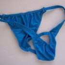K443 MEN STRING BIKINI CONTOURED HOLE POUCH RIO BACK turquoise