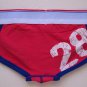 G215 MEN PRIVATE ZONE 4+ BRIEFS Pocketed Pouch Pink Red L