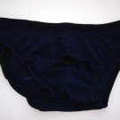 K1571B Hot Mens Sexy Bikinis Soft Smooth Silky Tricot Knit M dark navy