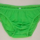 K1571B Hot Mens Sexy Bikinis Soft Smooth Silky Tricot Knit L green
