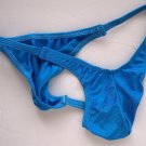K442 Hot Men Sexy String Bikini Bulge Contoured Pouch L turquoise