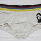 G785 Ernesto Che Guevara Print Face Cuba Revolution Freedom Underwear Briefs Gray Heather M