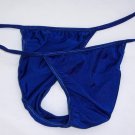 K375 HOT SEXY MEN POUCH STRING THONG MINI BACK Royal Blue