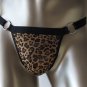 RC406 Hot Sexy Men String Pouch Mesh  Thong Leopard Print