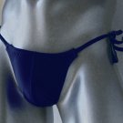 K486N Hot Mens Sexy Bikini String Tie Skimpy Pouch navy