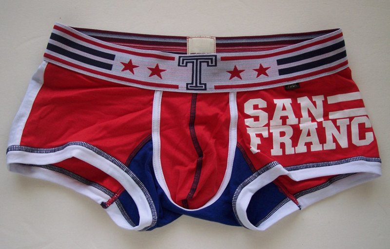 G211 HOT Mens BOXER BRIEFS POUCH TRUNK Cotton USA SF M(S)