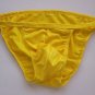 RA436 Hot Sexy Men String Bikini Shiny Swim Tricot Yellow