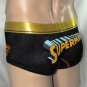 G208 HOT Mens BOXER BRIEF POUCH TRUNK Cotton Superman L=us S black