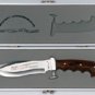 Commemorative 11-1/2 Military Knife with aluminum case