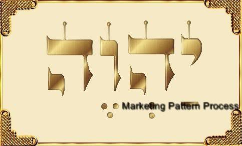 YHVH Cross Stitch Pattern Jewish Christian ETP