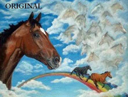 Barbaro In Heaven Cross Stitch Pattern Thoroughbred Horses ETP