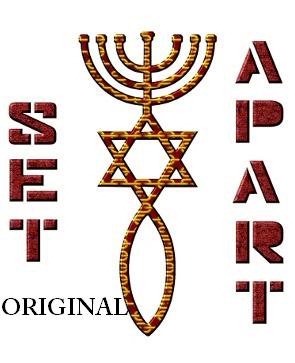 'Set Apart' Cross Stitch Pat Messianic Christian Jewish ETP