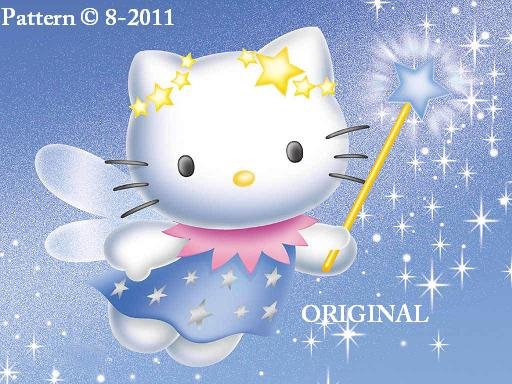Hello Kitty Fairy Cross Stitch Pattern ~ETP~