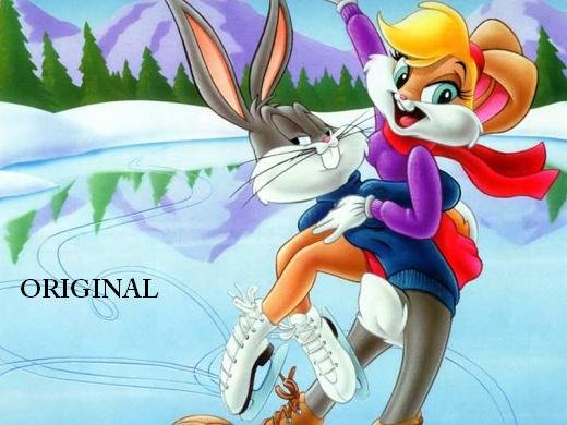 Bugs Bunny & Girlfriend Cross Stitch Pattern Disney ~ETP~