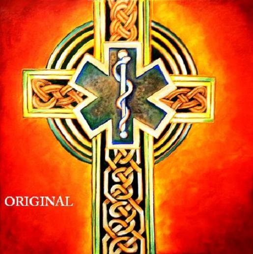 Celtic Paramedic Cross Stitch Pattern EMS
