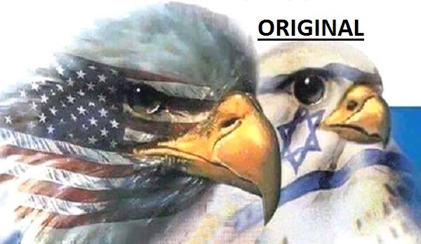 Israeli Falcon & American Eagle Flags... ~Counted~ Cross Stitch Pattern ETP