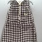 Japan Style Checked Dress with Hood