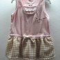 Japan Style Checked Drawstring Dress