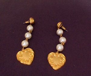 Dangle Heart Earrings