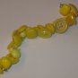 YELLOW BUTTON BRACELET