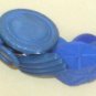 BLUE CHUNKY BUTTON BRACLET