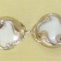 WHITE AND SILVER BUTTON BRACELET