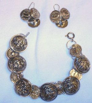 SILVER BUTTON SET