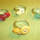 CUTE BUTTON RINGS