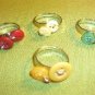 CUTE BUTTON RINGS