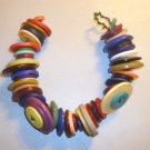 MULTI-COLOR BUTTON BRACELET