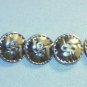 SILVER BUTTON BRACELET