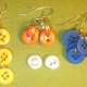 BUTTON EARRINGS