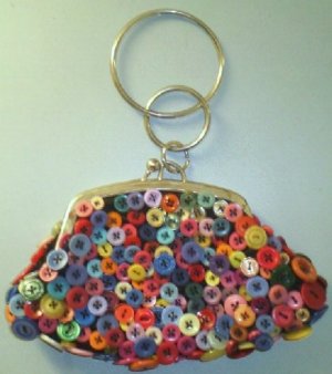 LIFESAVER BUTTON HANDBAG