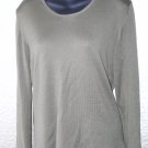 Banana Republic Military Green silk sweater