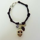 Lucky Skull, Day of the Dead Charm Bracelet