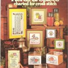 Leisure Arts Leaflet 201 Herbs and Spices Charted For Cross Stitch