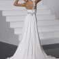 free shipping wholesale Top chiffon wedding gown with count train any size 7723