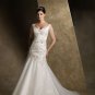 Custom made embroidery beads Ball Gown dress with chapel dress Wedding Dress 11078