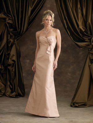 Custom made Sweet Heart Floor-lenght taffeta party dress 110955