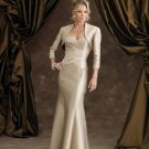 Free shipping Custom made Sweet Heart Floor-lenght taffeta Beads party dress 110954