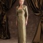 Free shipping Custom made Floor-lenght taffeta formal dress 110953