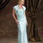 Free shipping Custom made Floor-lenght taffeta Beads formal dress 110951