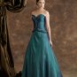 Custom made Sweet Heart Floor-lenght taffeta fine hand work flower party dress 110934