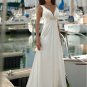 hot sell Custom made A-line sweep train Wedding Gown 3274