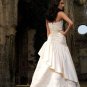 A-line sleeveless Custom made floor-lenght bridal gown 889