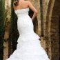 white Merimaid floor lenght beads lace wedding dresses 900