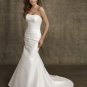 Cheaper Merimaid floor lenght sleeveless taffeta wedding dresses 701002