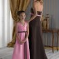Classic Custom made Floor-lenght halter satin Party dress 009