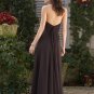Free shipping Sexty Custom made Floor-lenght contrast color chiffon Evening dress 014